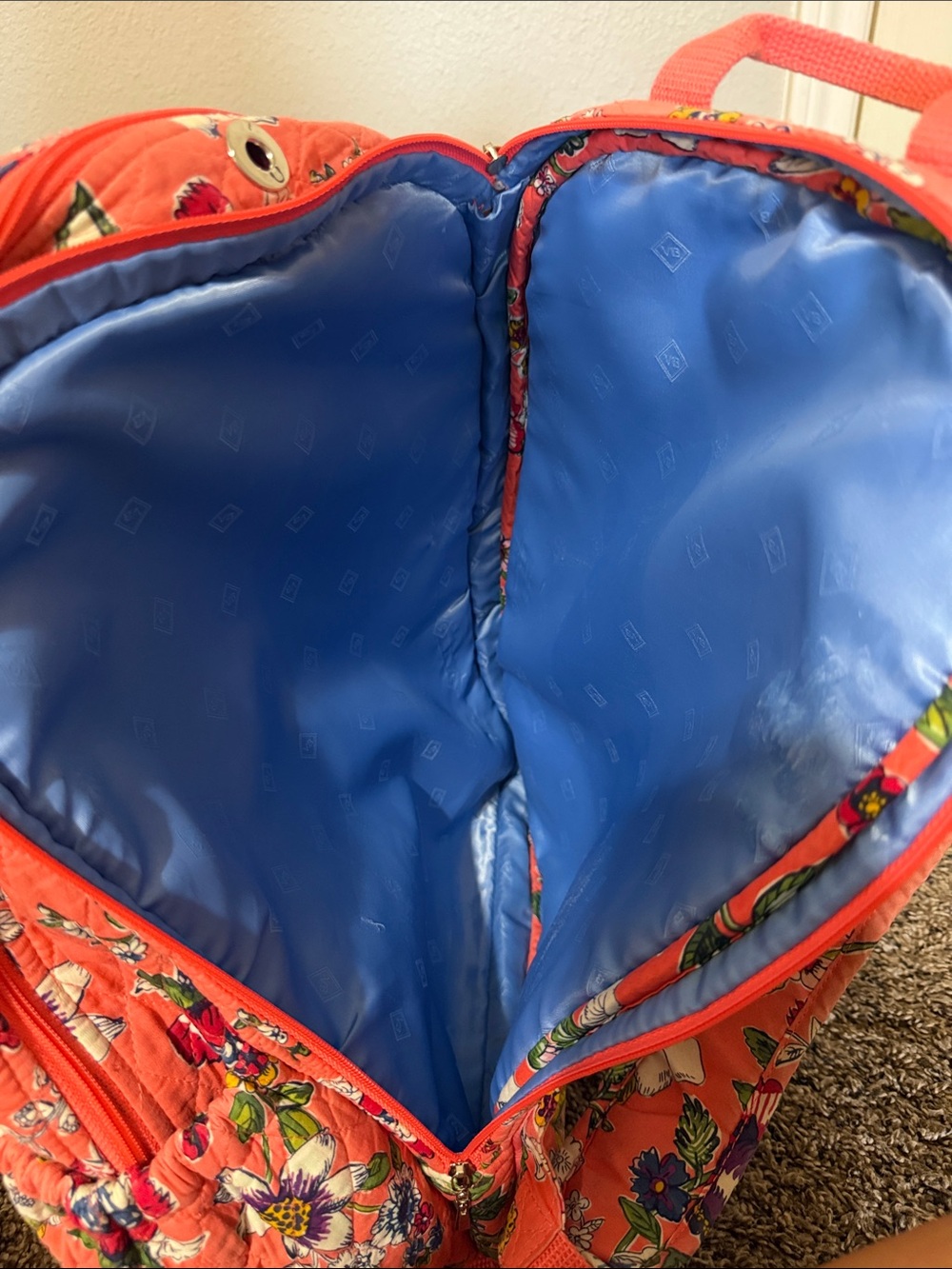 Vera Bradley Coral Bancroft Backpack - Picture 7 of 7